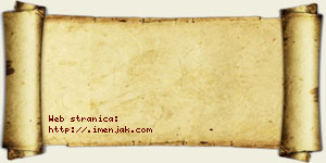 Arsenije Roknić vizit kartica